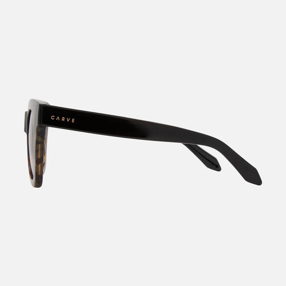Elba - Black/Milky Tort Gradient Brown Polarized Lens