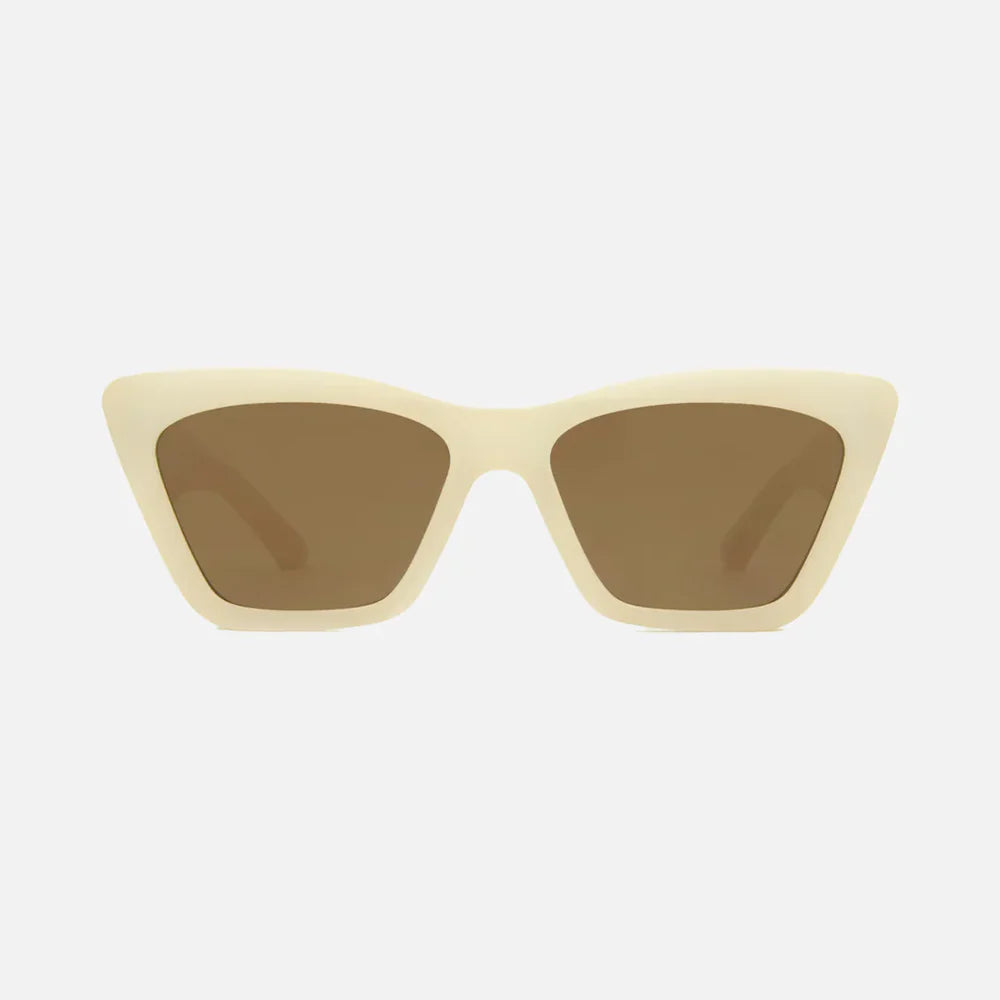 Tahoe - Gloss Translucent Seashell Frame with Brown Lens