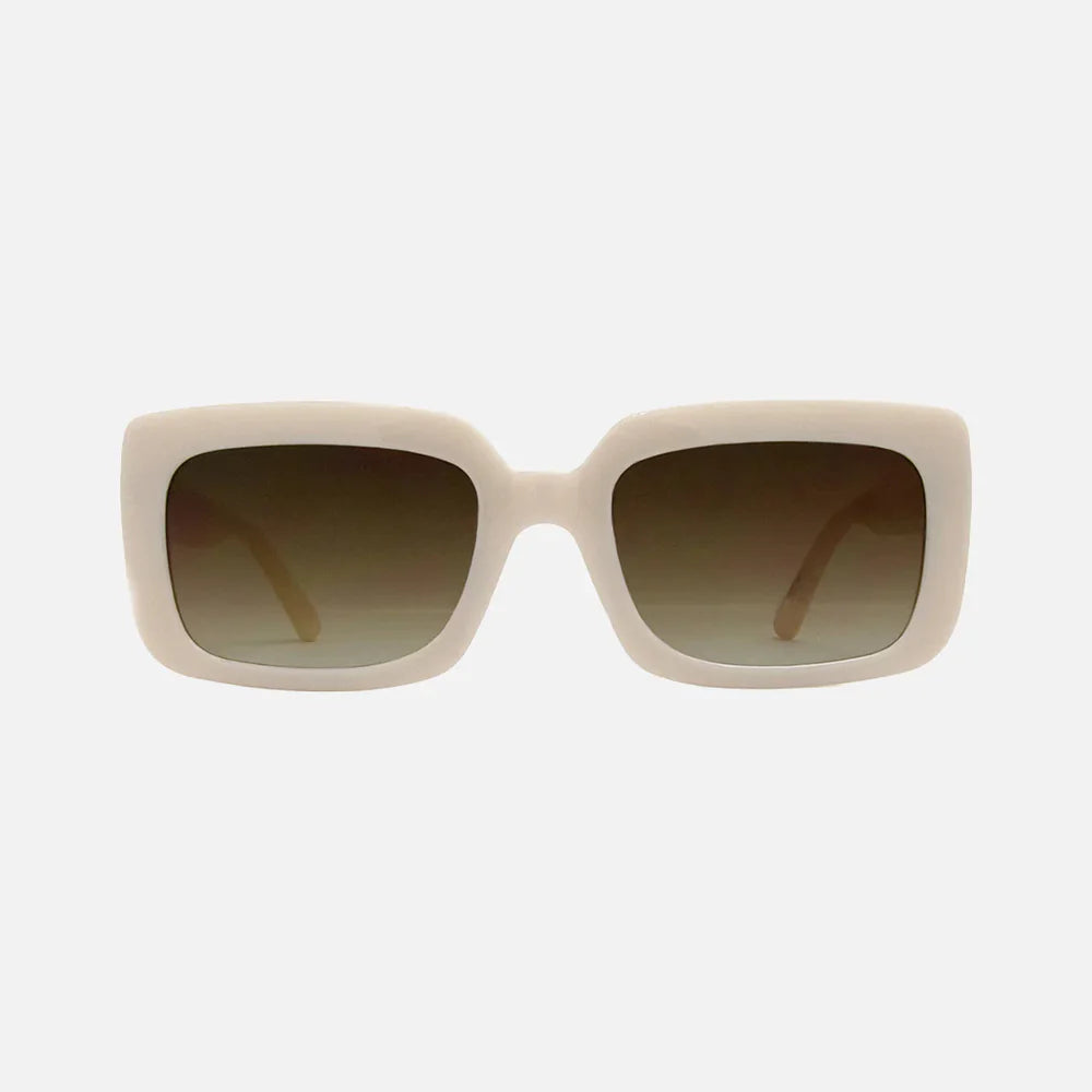 Laguna - Gloss Alabaster Frame with Brown Gradient Lens