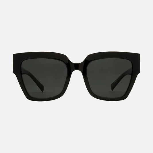 Valerie - Gloss Black Dk Grey Polarized Lens