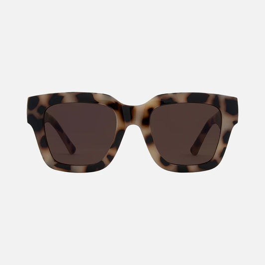 Soho Sunglasses - Gloss Creamy Tort Frame with Brown Lens