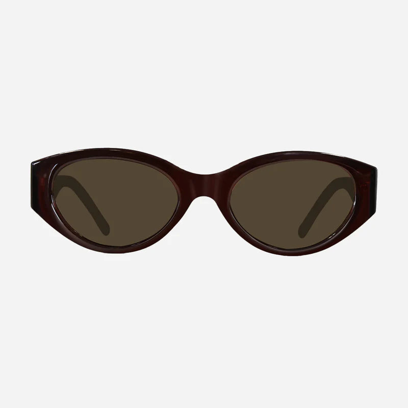 Lola - Dark Brown with Brown Lens