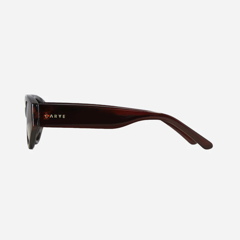 Lola - Dark Brown with Brown Lens