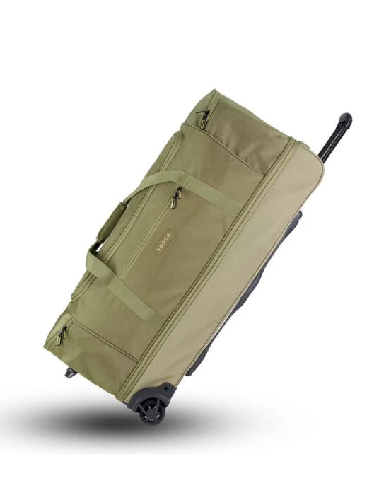 Tosca Large 85cm Split Compartment Wheel Bag - Khaki