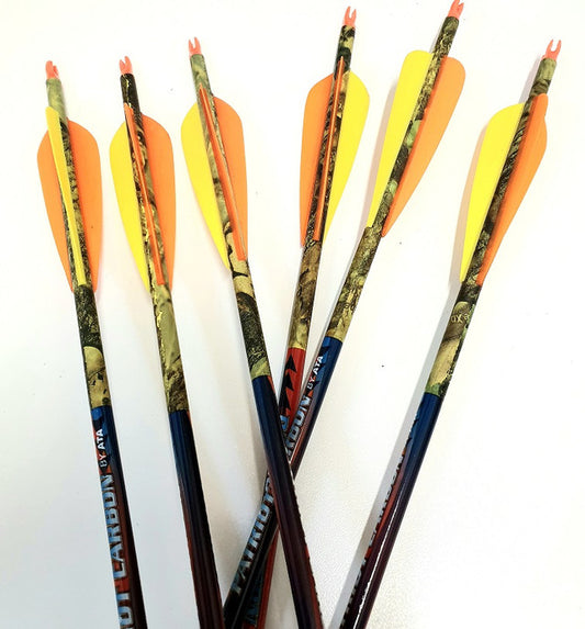 Patriot Carbon "Helical Fletch" Camo - 350 Spine