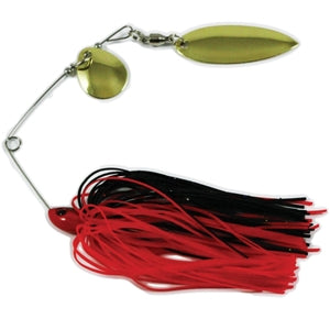 JAZLures Spinnerbait 1/8oz Tandem Red/Black
