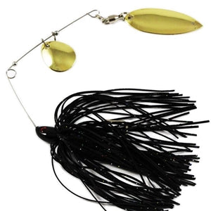 JAZLures Spinnerbait 1/8oz Tandem Black
