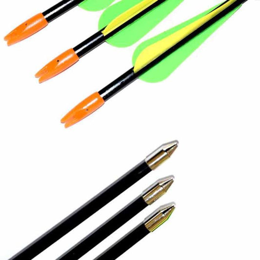 Redzone Fiberglass Target Arrow 600 (Green & White Fletch)