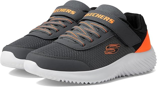 Skechers Infants Bounder Trezic - Charcoal/Orange