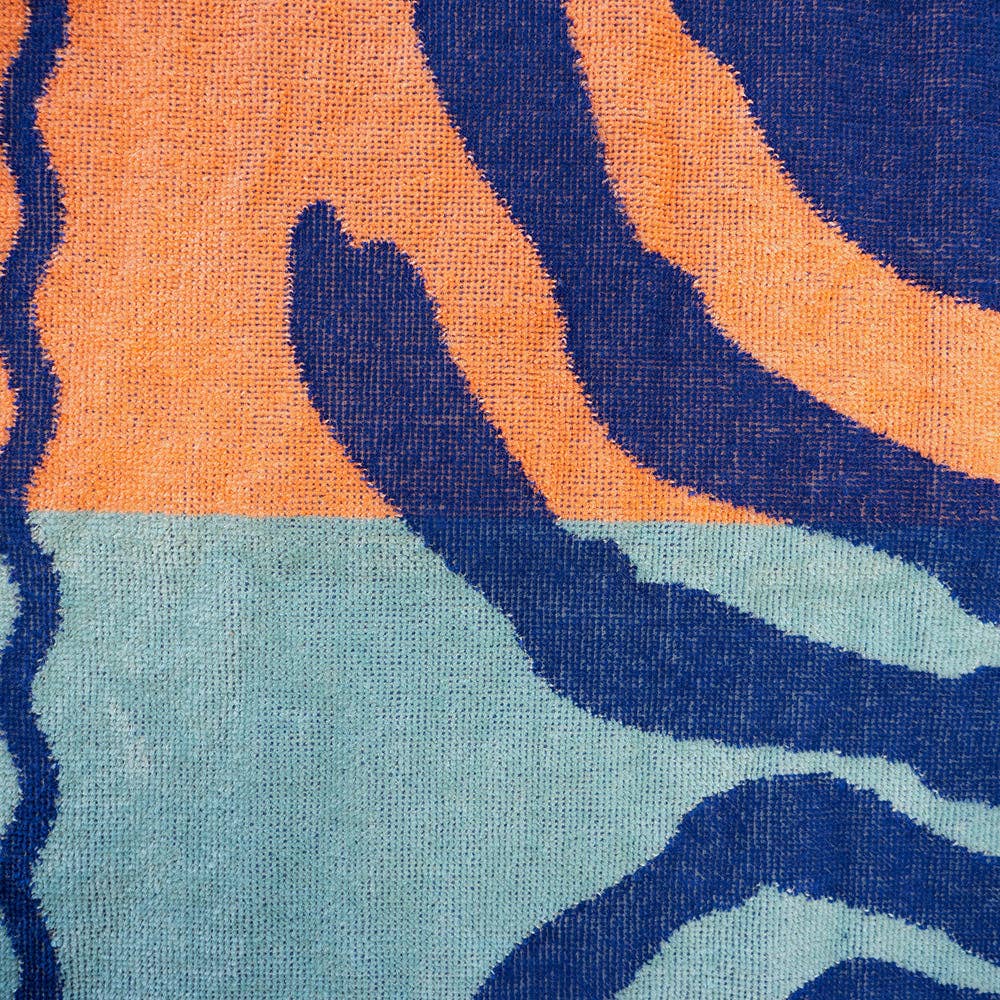 Jacquard Beach Towel - Lobster