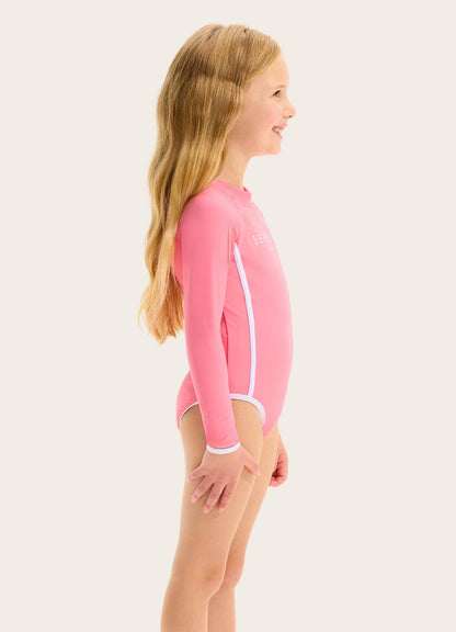 Seafolly Kids Essential Logo Paddlesuit - Bubblegum