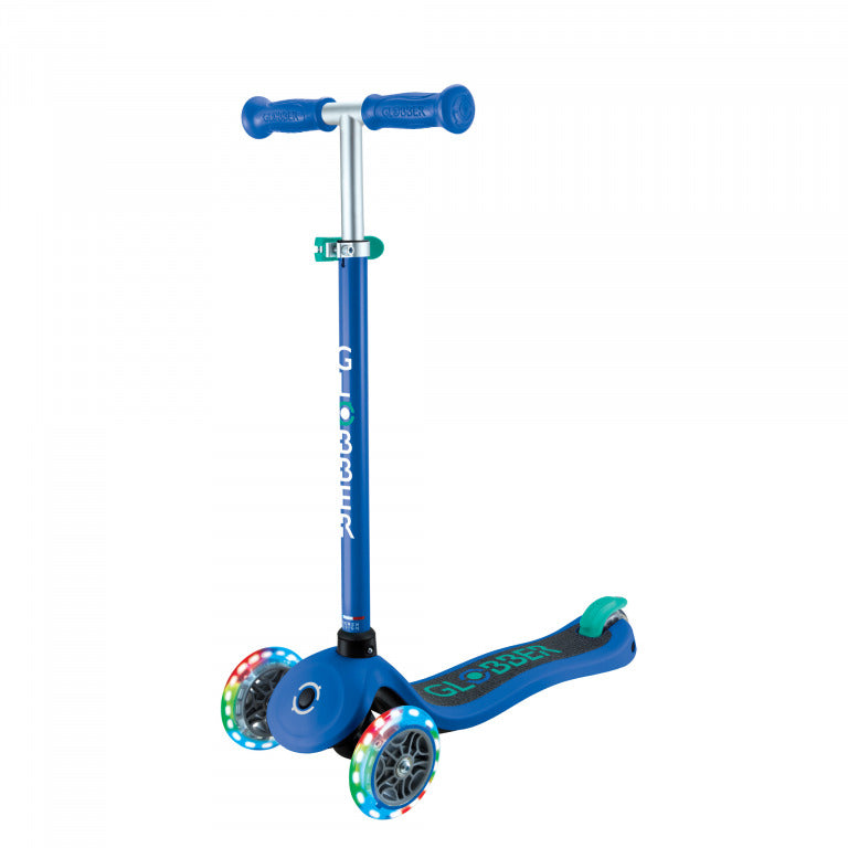 Globber Primo Lights - Navy Blue (3+ yrs)