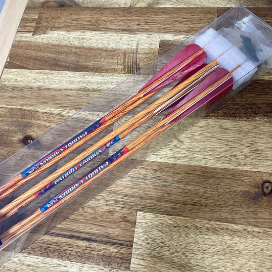 Patriot Carbon "Feather Fetch" Wood Grain - 550 Spine