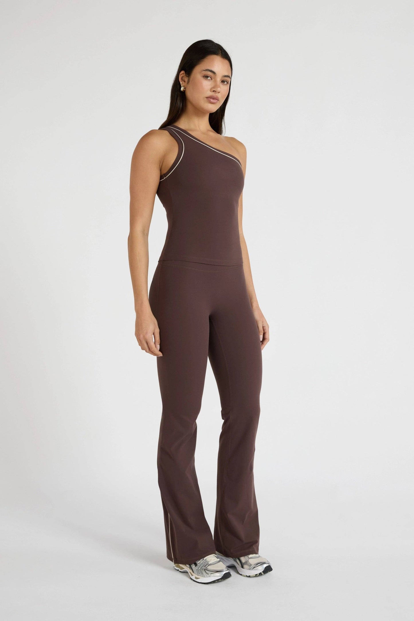 Allfenix CloudCore One Shoulder Contrast Piping Tank