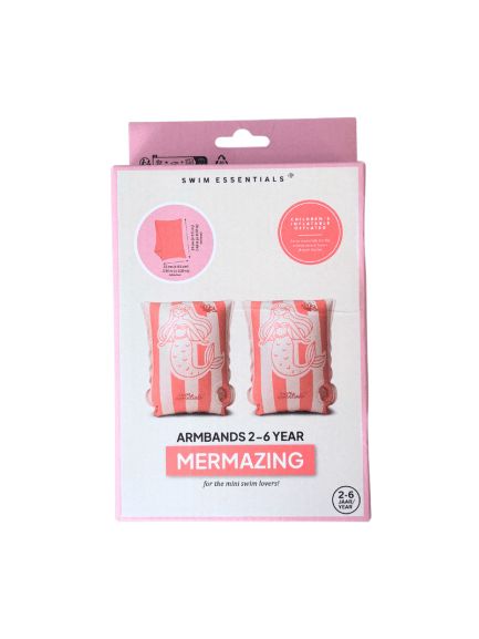Swim Essentials Inflatable Arm Bands - Mermazing, 2-6 yrs