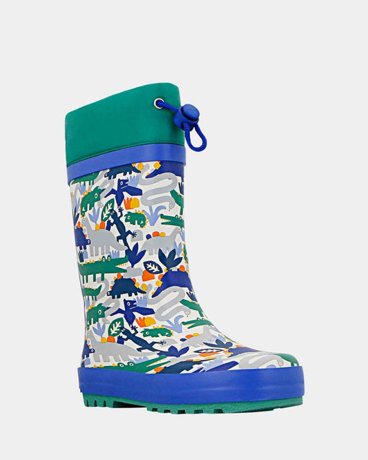 Jellies Sprinkle G Kids Gumboot - Aqua Multi