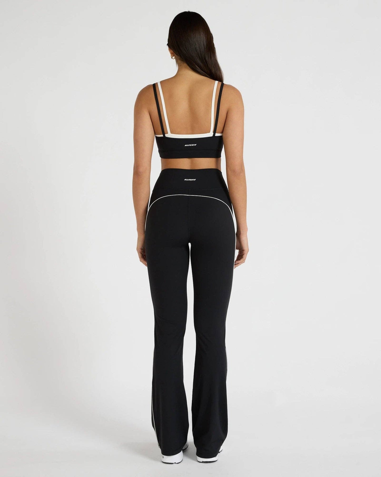 ALLFENIX CloudCore Double Layer Contrast Sports Bra - Black