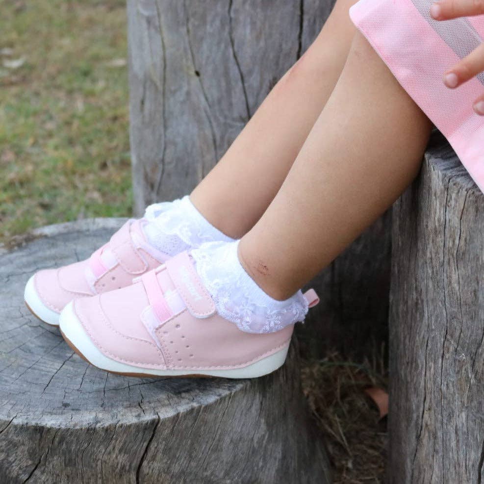 Billycarts Kids Ellie pink baby and toddler girls sneakers