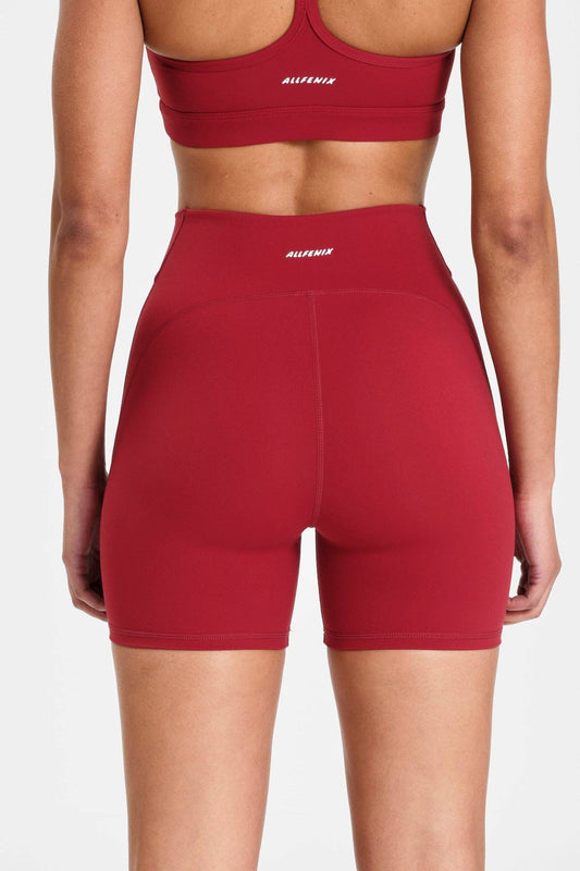 ALLFENIX Cloudcore Sculpting 5" Bike Short - Cherry