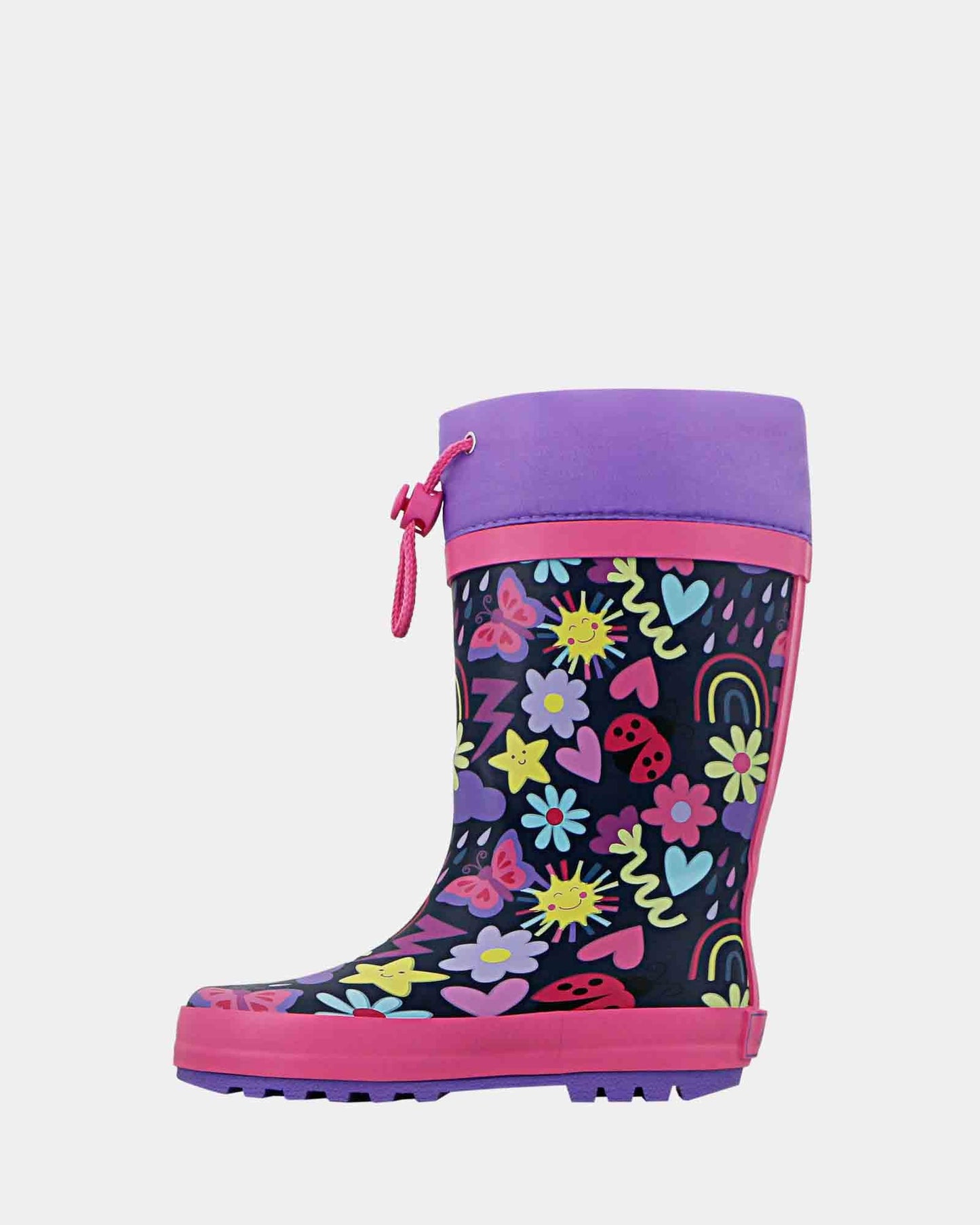 Jellies Sprinkle G Kids Gumboot - Purple Multi