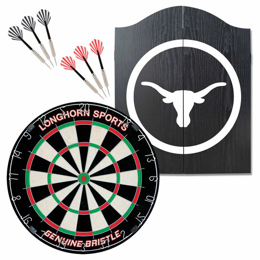 Formula Sports Dartboard Cabinet Set ~ Longhorn