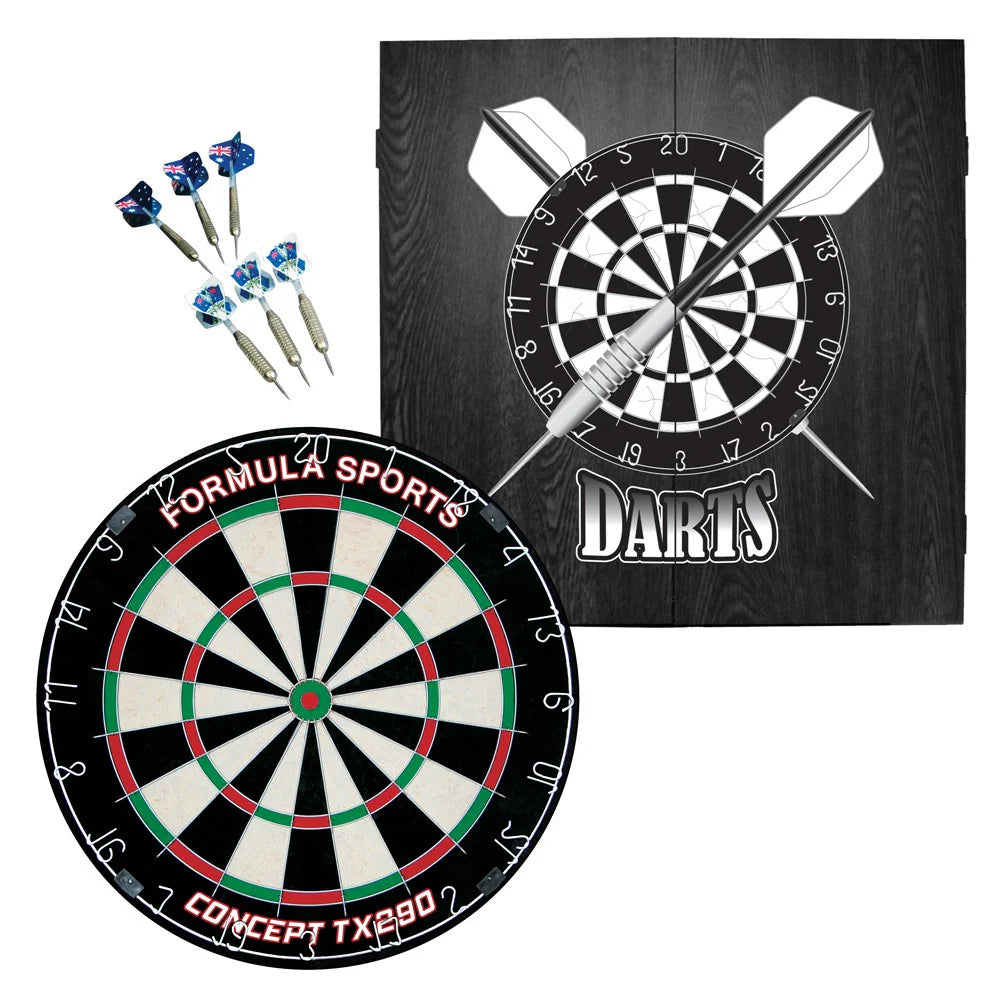 Formula Sports Dartboard Cabinet Set ~ Imperial