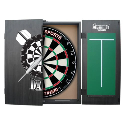 Formula Sports Dartboard Cabinet Set ~ Imperial
