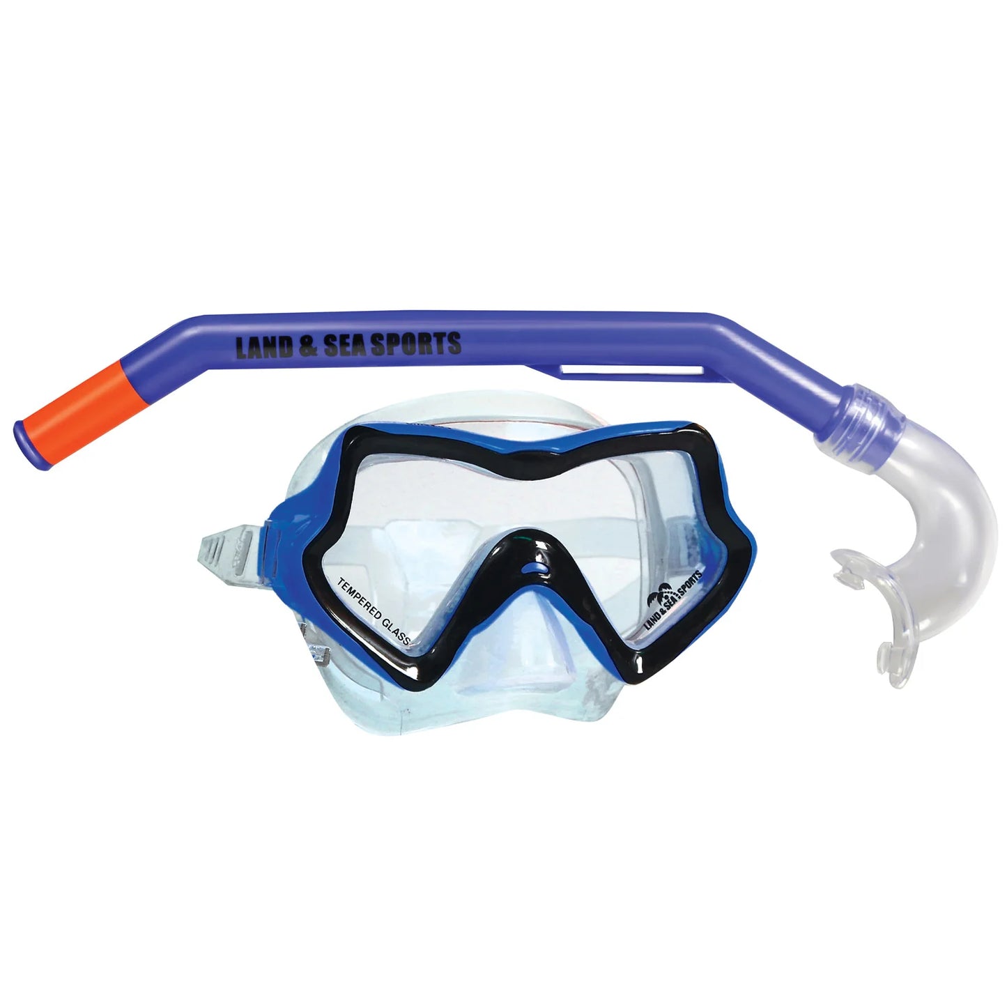 Land & Sea Silicone Starfish Junior Mask & Snorkel - Blue