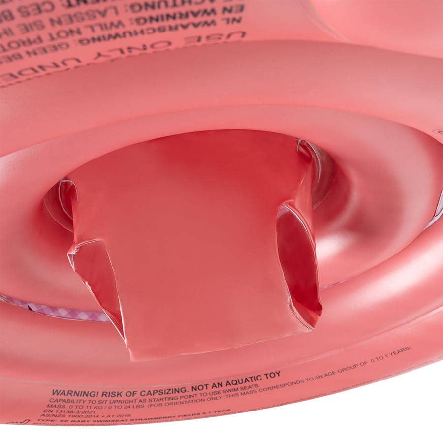 Swim Essentials Inflatable Baby Float - Strawberry Fields, 0-1 yrs