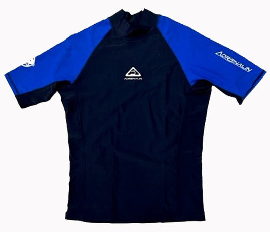 Adrenalin Adult Beach Rash Vest Short Sleeve - Navy