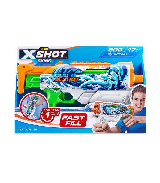 Zuru XSHOT Fast Fill Skins Water Gun - Hyperload Assorted*
