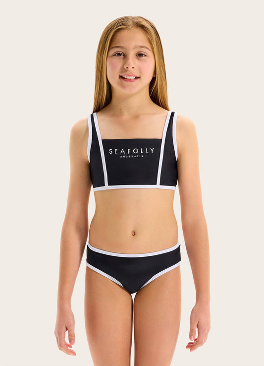 Seafolly Kids Essentials Bikini - Black