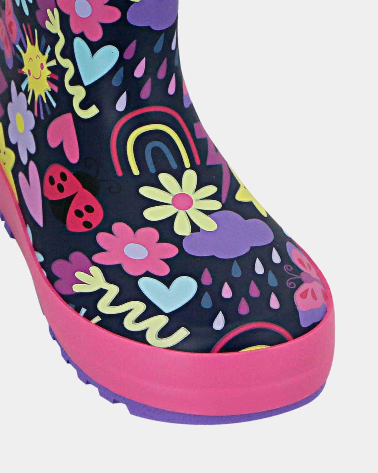 Jellies Sprinkle G Kids Gumboot - Purple Multi