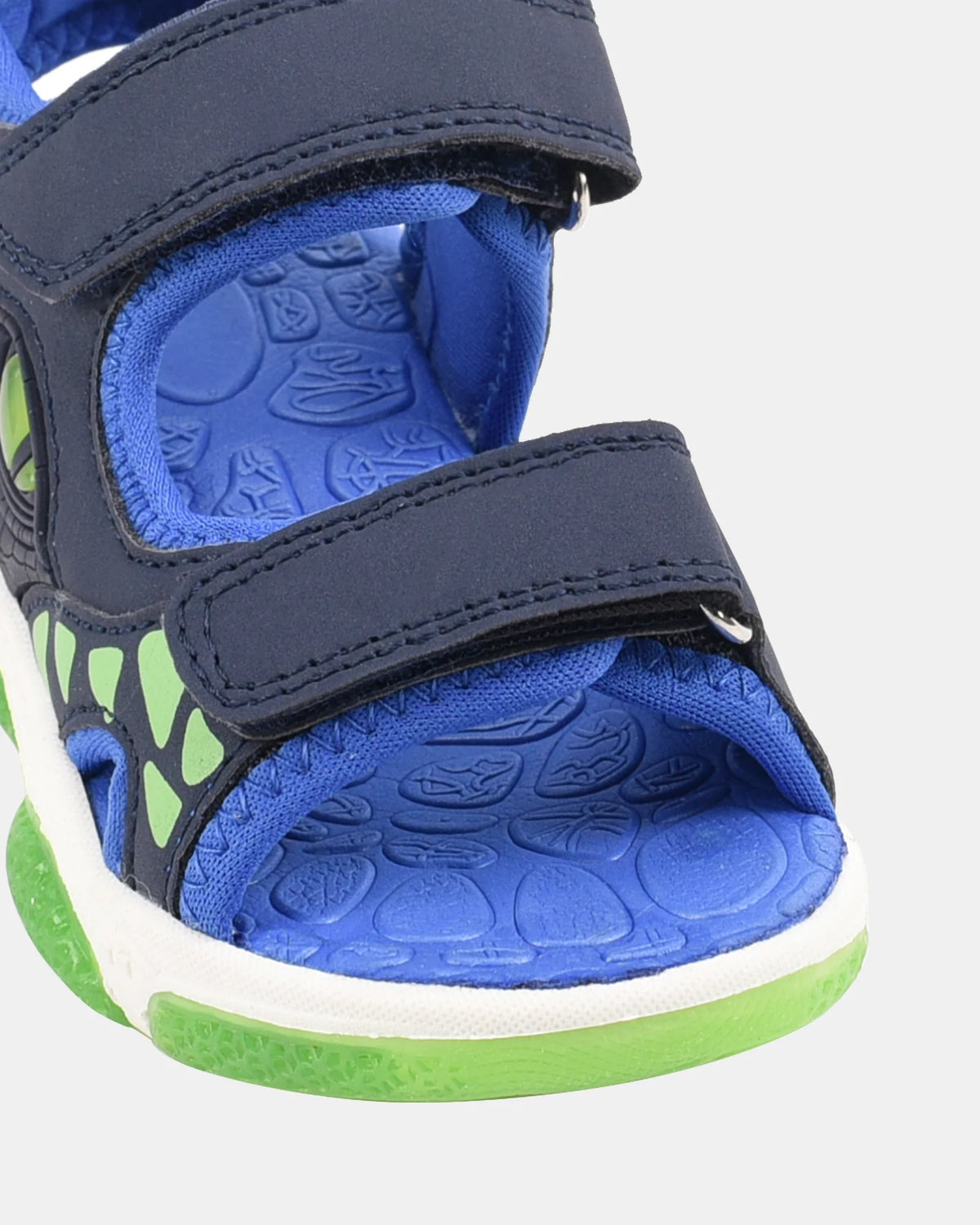 Koala Spike Boys Beach Sandal - Navy/Lime
