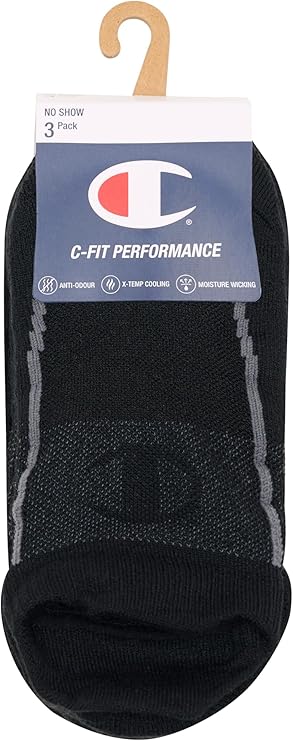 Campion Legacy C-Fit No Show Socks - Black