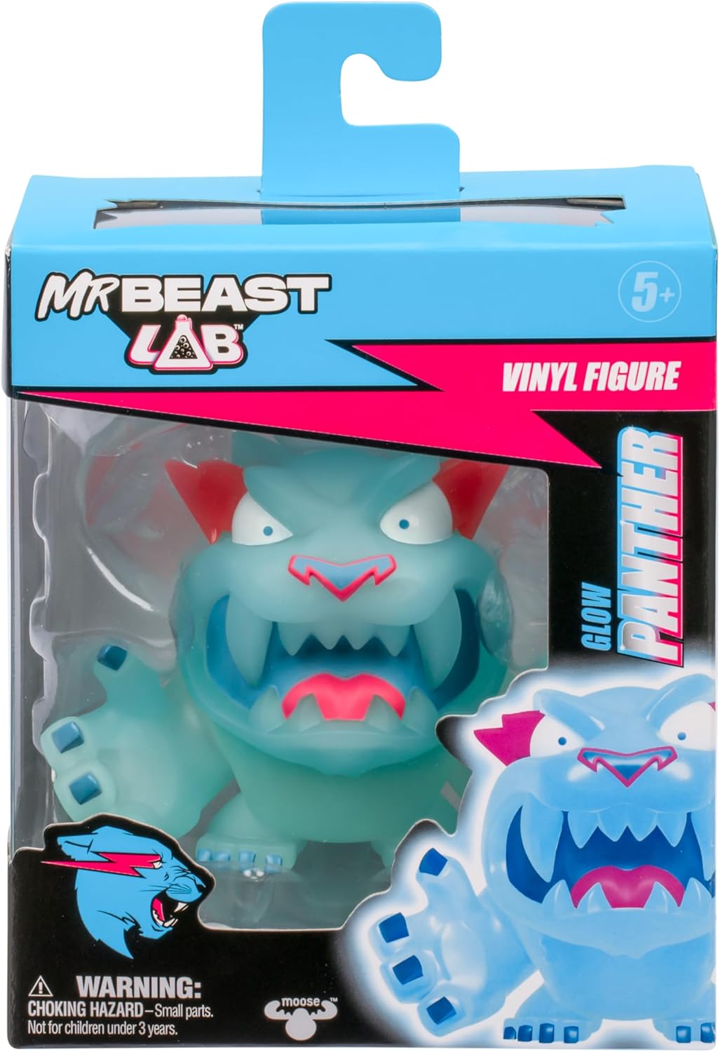Mr Beast Labs Vinyl Figure Pack - Glow Panther