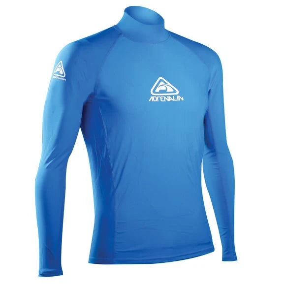 Adrenalin Junior Vivid Long Sleeve Rash Vest 50+UV - Blue