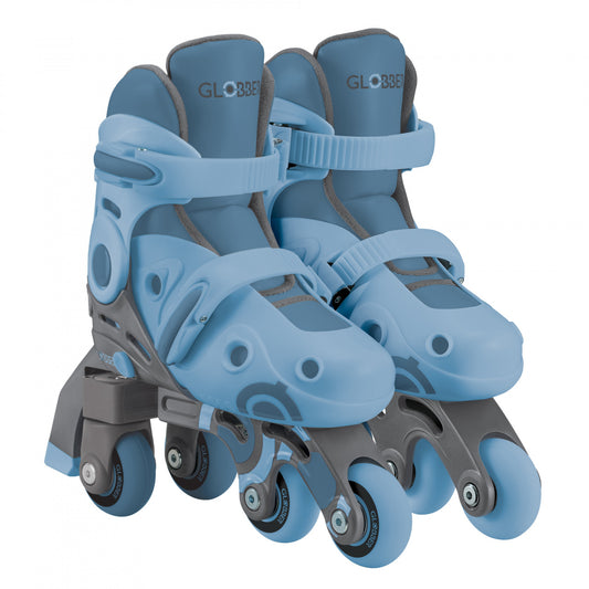 Globber Learning Skates 2 in 1 - Blueberry X/XS 3+