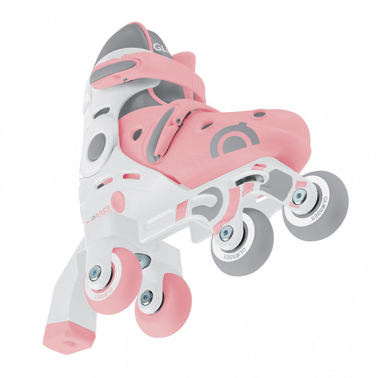 Globber Learning Skates 2 in 1 - Pastel Pink X/XS 3+
