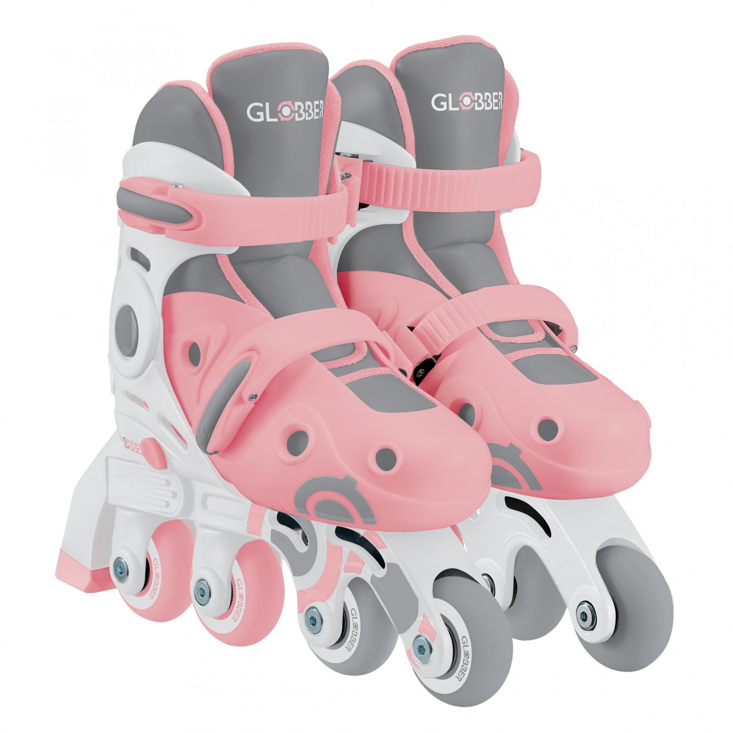 Globber Learning Skates 2 in 1 - Pastel Pink X/XS 3+