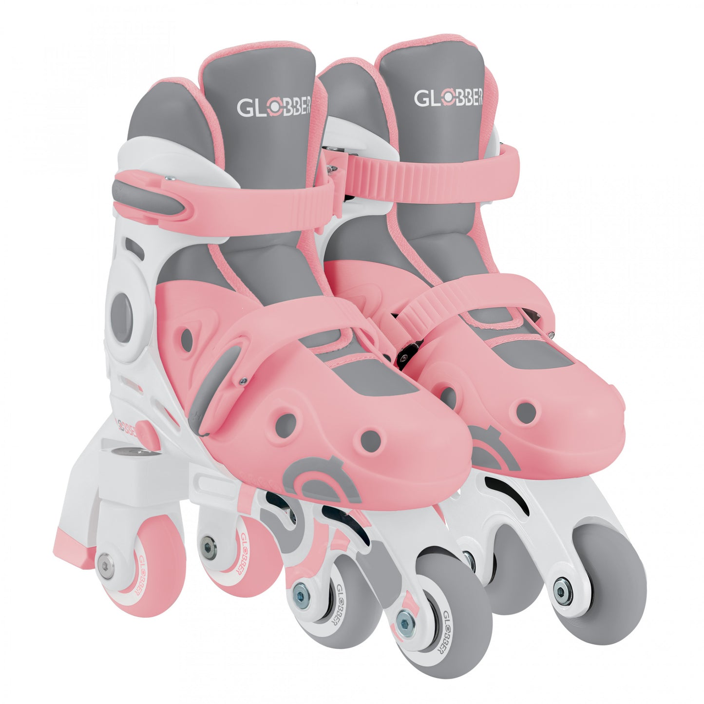 Globber Learning Skates 2 in 1 - Pastel Pink X/XS 3+