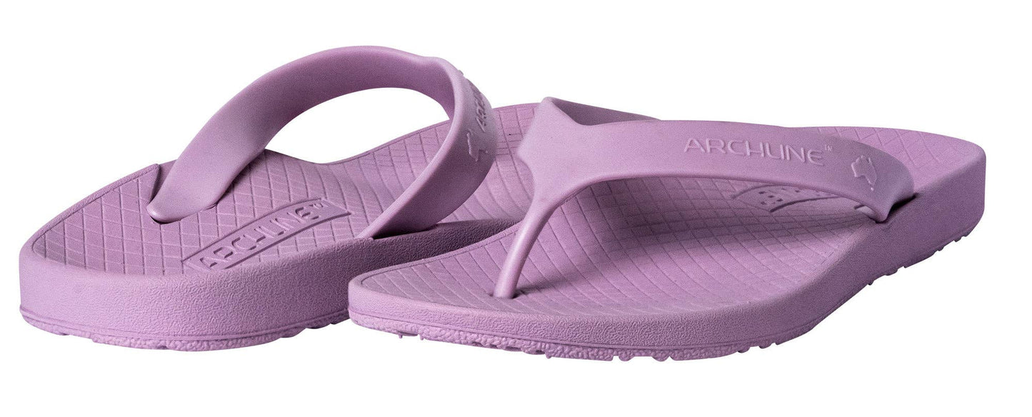 Archline Kids Orthotic Flip Flops – Lilac Purple