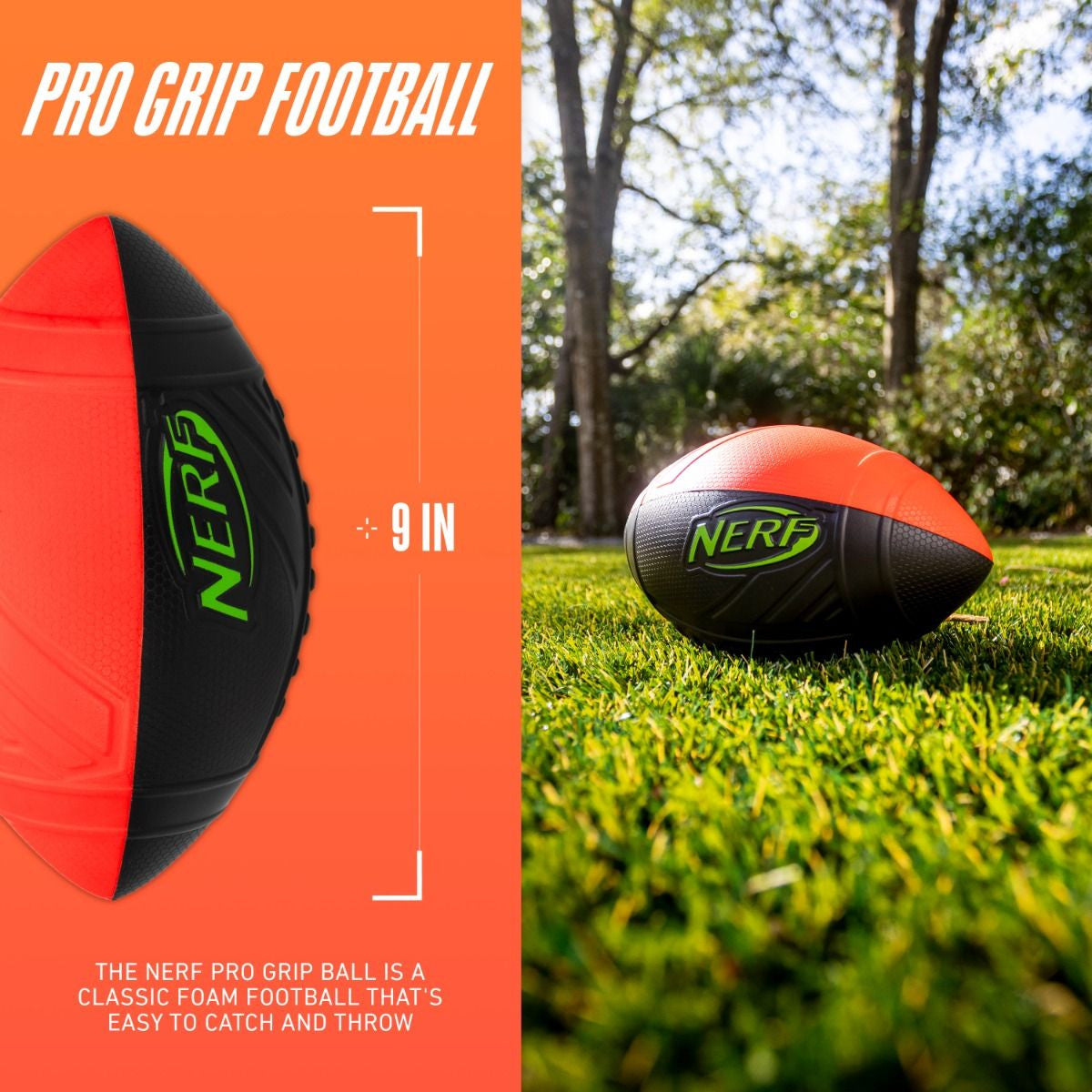 NERF Pro Grip Footy - Red