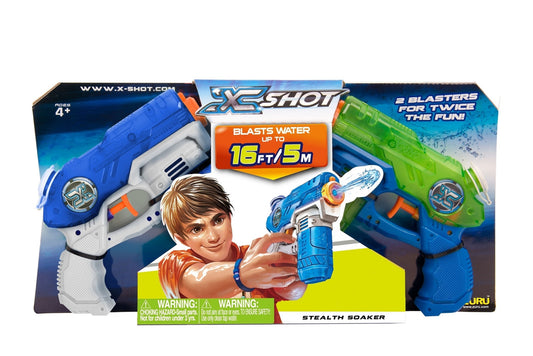 Zuru XSHOT Water Blaster - Stealth Soaker Twin Pack