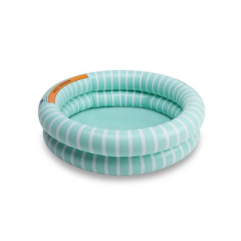 Swim Essentials Inflatable Baby Pool - Resort Stripes, 60 cm
