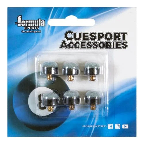12 mm Brass Screw On Blue Tip x6