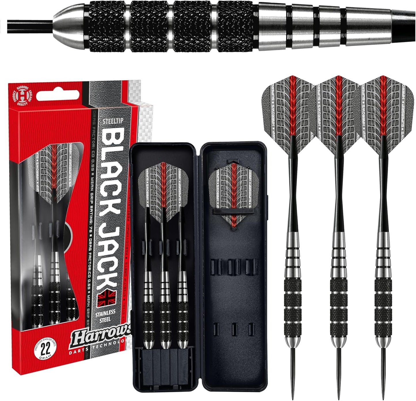 Harrows Black Jack Darts 22gr