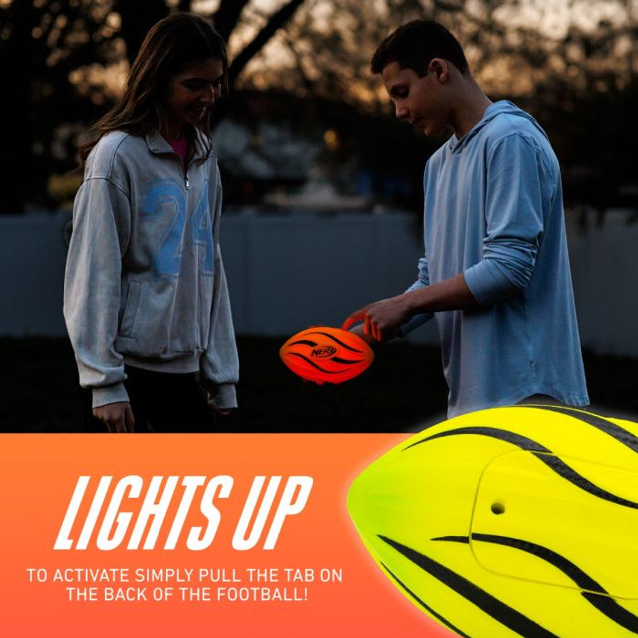 NERF Vortex Lightstrike Football