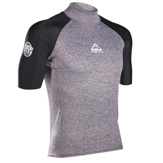 Adrenalin Adult Beach Rash Vest Short Sleeve - Grey