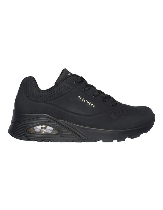 Skechers Womens Uno Stand on Air - Black